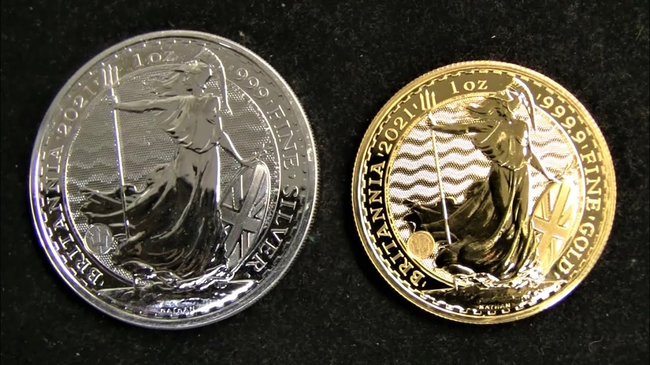 2021 1oz Silver and Gold Brittanias