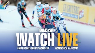 LIVE | Goms (SUI) - W - 20km Mass Start - Coop FIS Cross-Country  World Cup