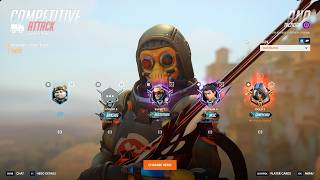 GamerChad's Overwatch Gameplay Ana to Level 1000 - Competitive, Junkertown, Attack
