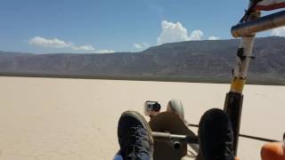 Carrovelismo en vientos del señor 95 km por hora
