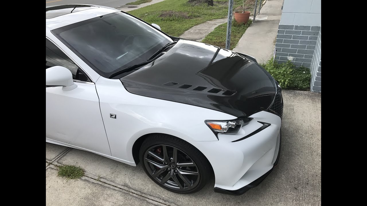 2015 Lexus is350 f sport with carbon fiber hood Mua đồ chơi cho xe
