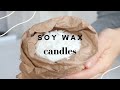 Sustainable, Zero Waste Christmas Gift: How to Make SOY WAX CANDLES