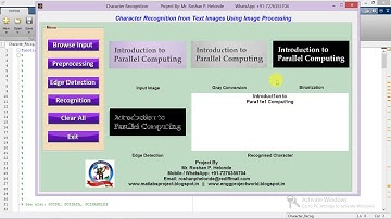 Character Recognition Using Matlab !! IEEE Based Project