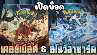 นี้โกรธอะไรกันมาหรอแต่ละบ็อคค !! | เปิดบ็อค เคลย์เบิสต์ & สโนว์ฮาซาร์ด !! | Pokemon TCG Box Opening