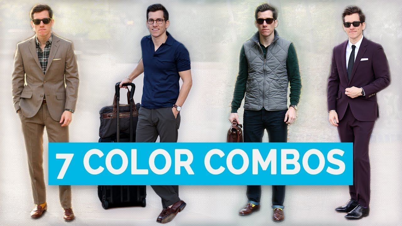 Best color combinations for men's formal wear - YouTube