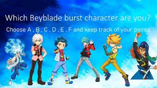 Which Beyblade Burst Character Are You ?