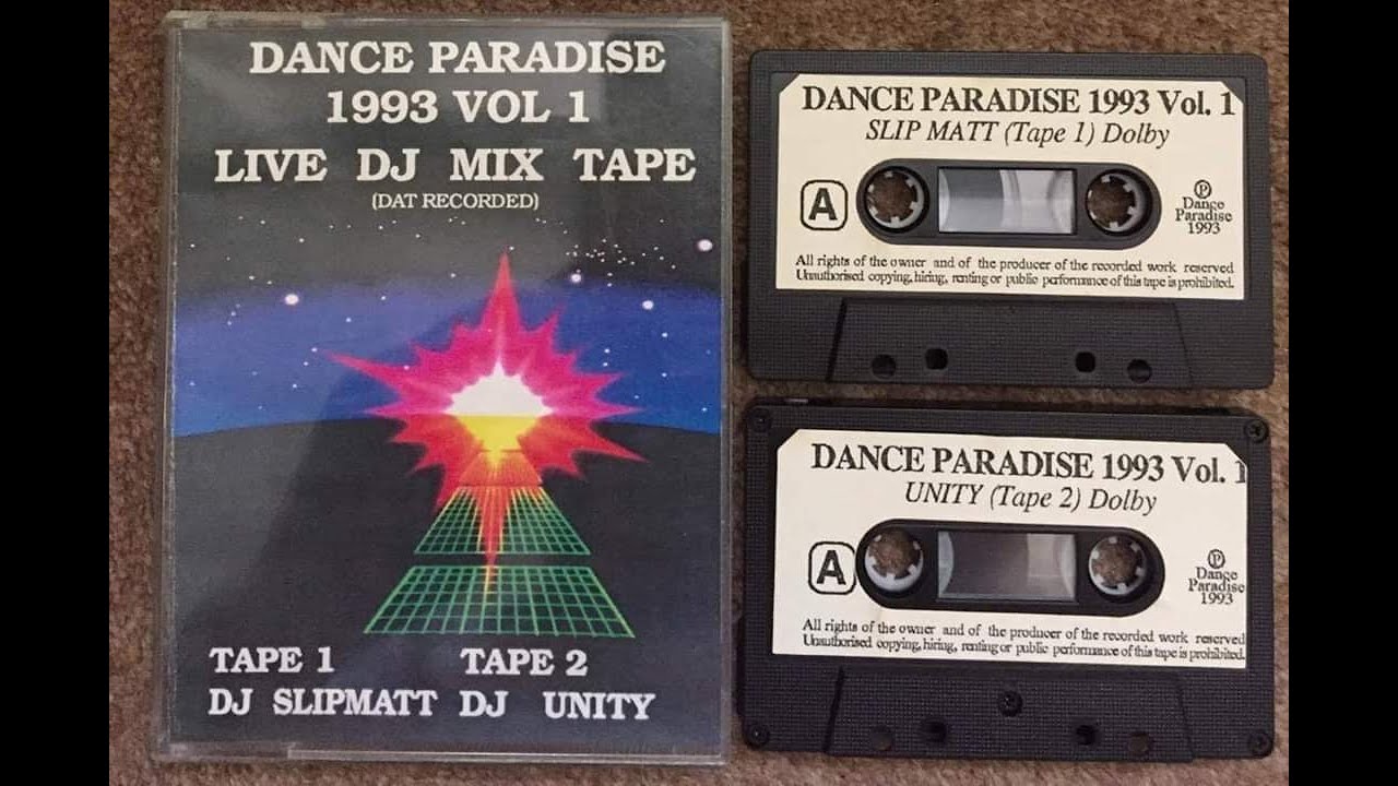 DJ Slipmatt and MC Contagious Dance Paradise 1993 vol 1 Live DJ Mix