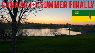 Summer Finally Saskatoon Canada|| garmi ka mausam aa gaya hai