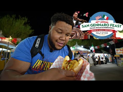 Top 3 Things I ate at The San Gennero Feast, Las Vegas!