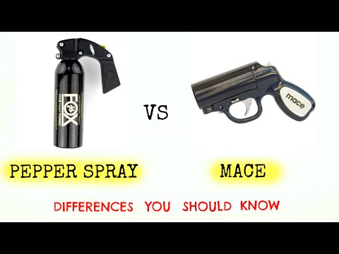 Vídeo: Diferencia Entre Mace Y Pepper Spray