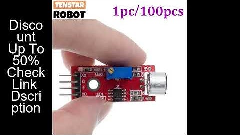 3pin Voice Sound Detection Sensor Module KY-037 High Sensitivity Microphone DIY Intelligent Smart Ve