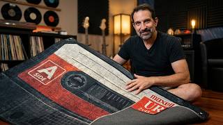 UNREASTO 5x8 Cassette Tape Rug Review — Retro Music Room Decor with Non-Slip Grip screenshot 2