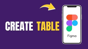 How to Make Tables in Figma | Learn Figma Under 2 Minutes
