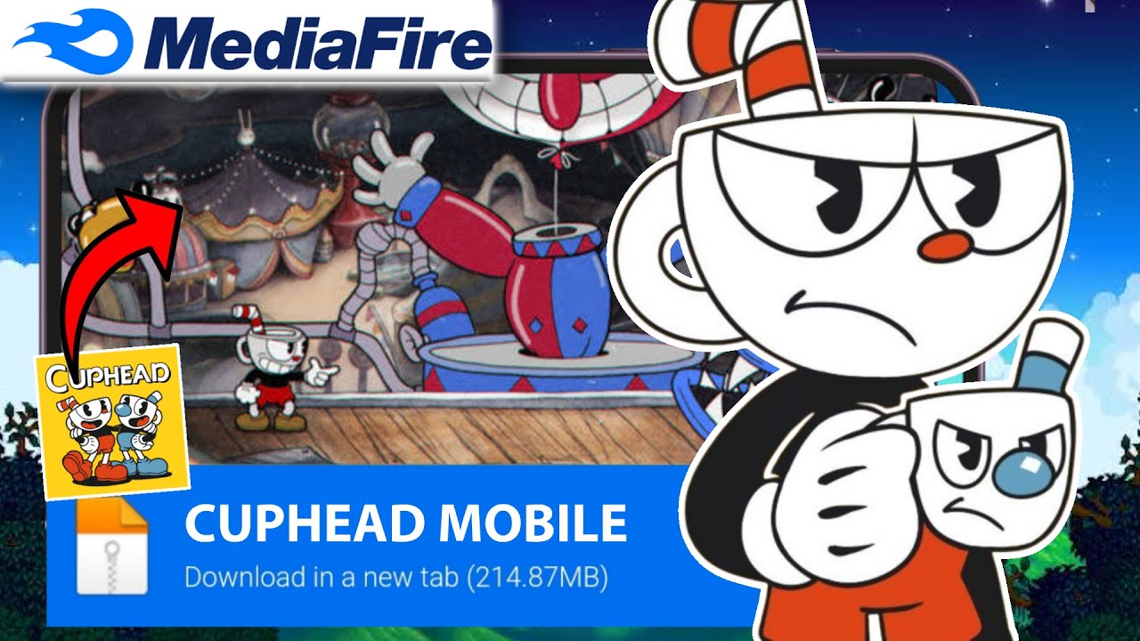 COMPLETO! ⭐ APK CUPHEAD MOBILE MULTIPLAYER COMPLETO ATUALIZADO 2025 - COMO JOGAR CUPHEAD NO CELULAR
