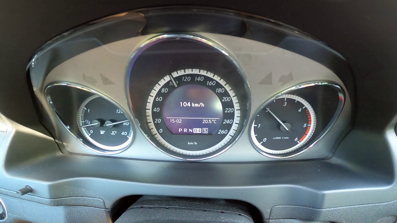 11 Mercedes Benz C 0 Cdi S4 Acceleration 0 100 Km H Youtube