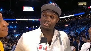 Zion Williamson Could Not Hold Back Tears During An Interview At The 2019 Nba Draft