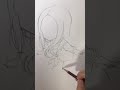 からかい上手の高木さん描いてみた　描き方動画　絵の描き方動画　#shorts