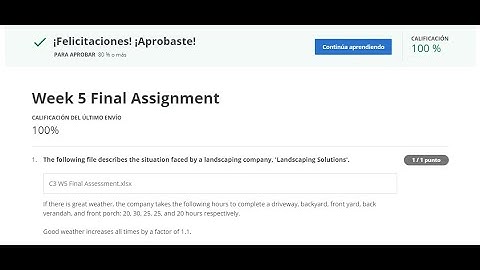 Excel Skills for Business: Intermediate 2 ll Week 5 Final Assignment 100% ll Coursera