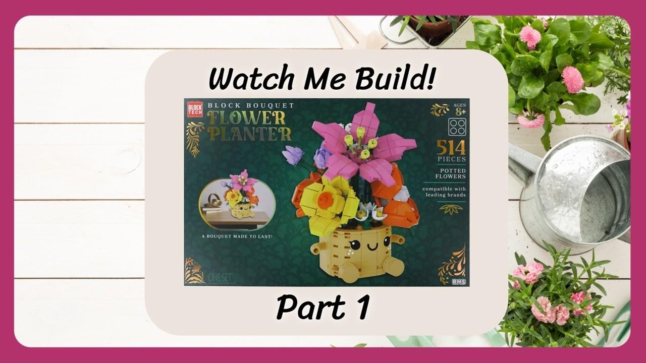 Build With Me! Block Tech - Block Bouquet - Flower Planter