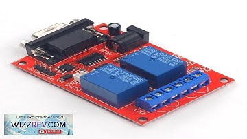 SR-104A Serial Port Control 2-way Relay Module Delay Relay Single Chip Microcomputer Review