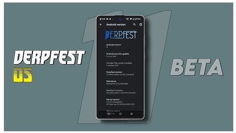 DerpFest Rom Android 11 For Redmi 7/Y3 | Review + Installation