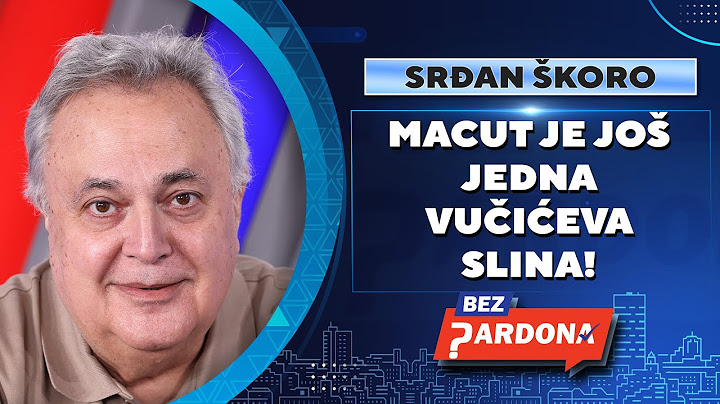 BEZ PARDONA | Srđan Škoro: Macut je još jedna Vučićeva slina!