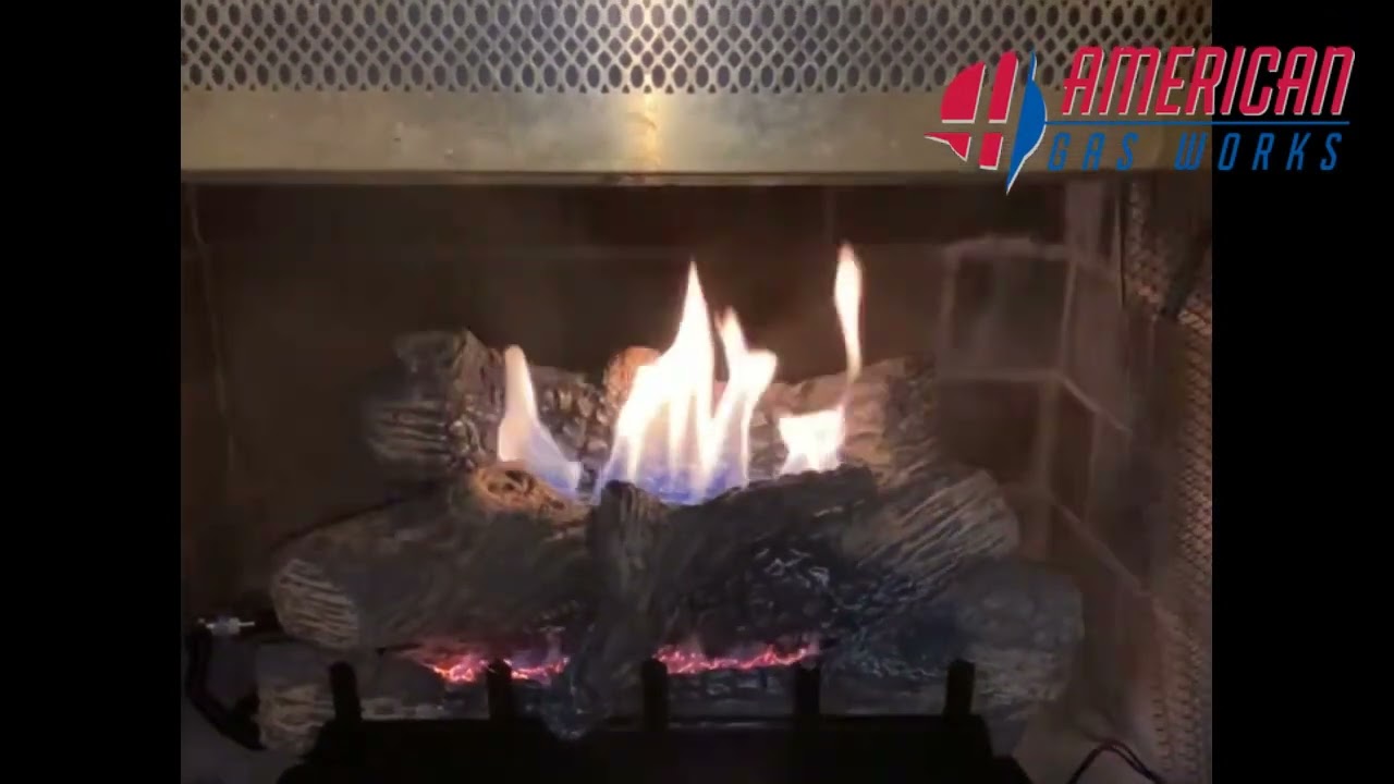 Flint Hill Ceramic Fiber Gas Logs and Contour Burner | Spotlight Deal –  American Gas Works