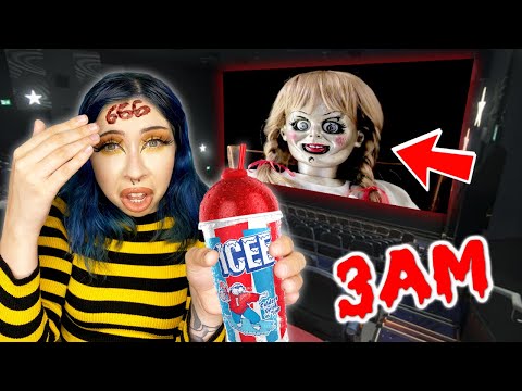 DO NOT WATCH HAUNTED ANNABELLE MOVIE AT 3AM !! ( ANNABELLE DOLL CAME TO OUR HOUSE!! )