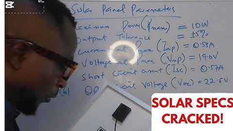 How To Read a Solar Panel Data Sheet(Specs explained)