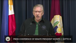 Live Press Conference Of Sen. Vicente C. Sotto Iii October 6, 2025