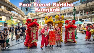 Lion dance | Erawan Shrine - Four faced Buddha | Bangkok