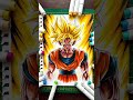 Super Saiyan Teen Gohan Anime into Drawing transition by tiktok @wy.rich | #shorts