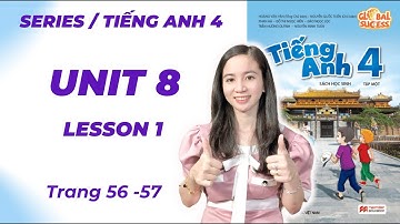 Tiếng Anh lớp 4 Unit 8 Lesson 1 - Trang 56, 57 - My Favourite Sub Jects - Global Success Cô Minh Hậu