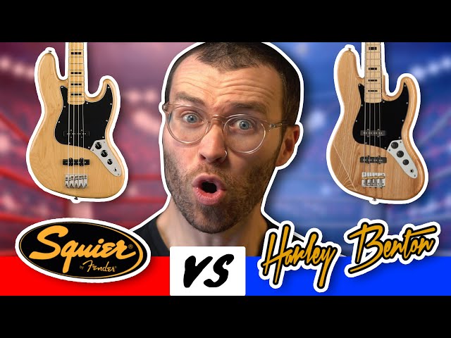 s Jazz Bass Shootout!   Squier Classic Vibe VS Harley Benton JB