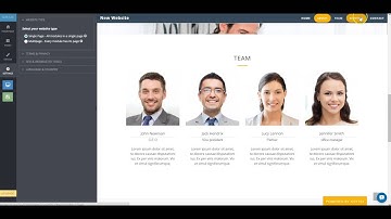 SITE123 - How to change your website type