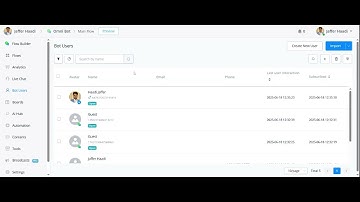 Cómo gestionar usuarios bot y crear segmentos - OneChat