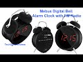 Mebus Digital Bell Alarm Clock with FM Radio REVIEW