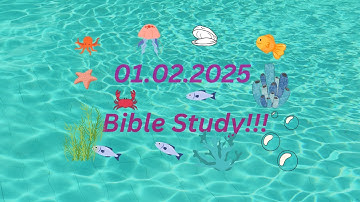 THIS VIDEO CONTINUES THE JOURNEY OF STUDYING THE ENTIRE BIBLE IN ONE YEAR - 01.02.2024 BIBLE STUDY!
