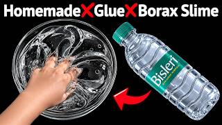 How to make Water and Sugar Slime No Glue No Borax at home/Making Water Slime/DIY Slime /ASMR