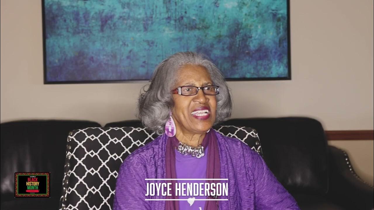 Joyce Henderson 1 on 1 black history YouTube