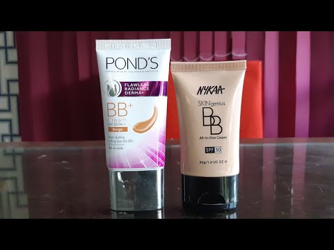 Nykaa skingenius BB cream vs Ponds flawless radiance derma BB+ cream comparison review | BB cream |