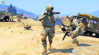 US Army vs Merryweather Security + Juggalos | GTA 5 NPC Wars 36 screenshot 5