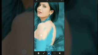 trending PicsArt photo editing #picsart #editing Creative photo editing by PicsArt Blue tone effect screenshot 5