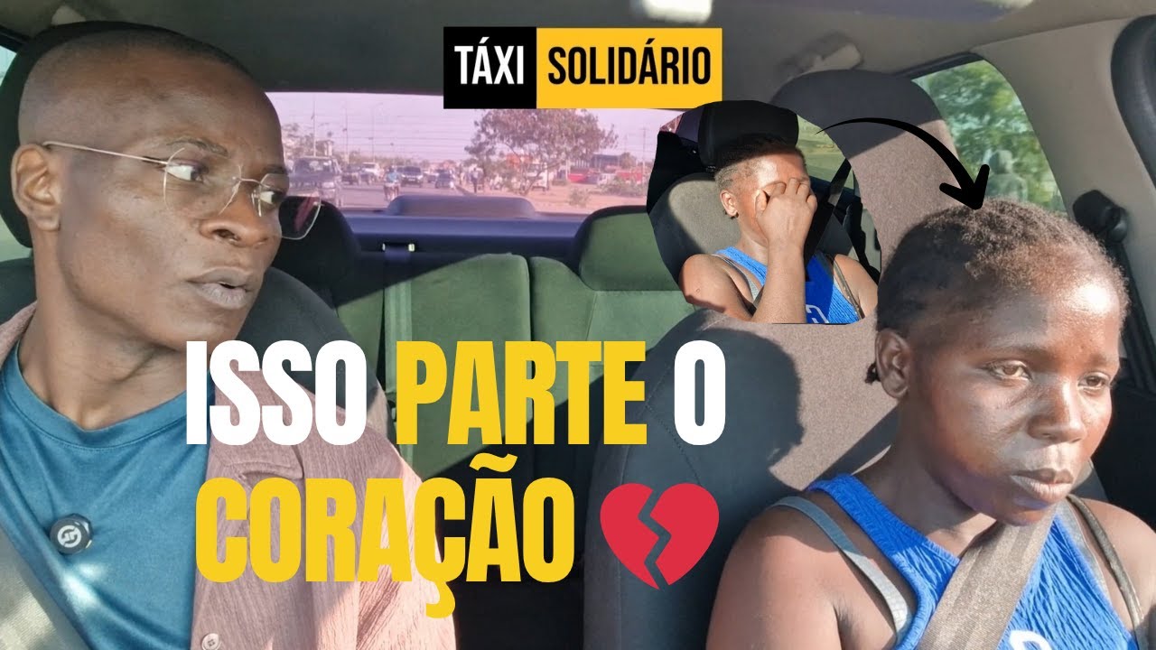 A fome real em Angola contada no Táxi Solidário 💔🚖