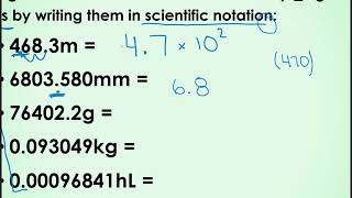 Scientific Notation (physics - Sci 20)
