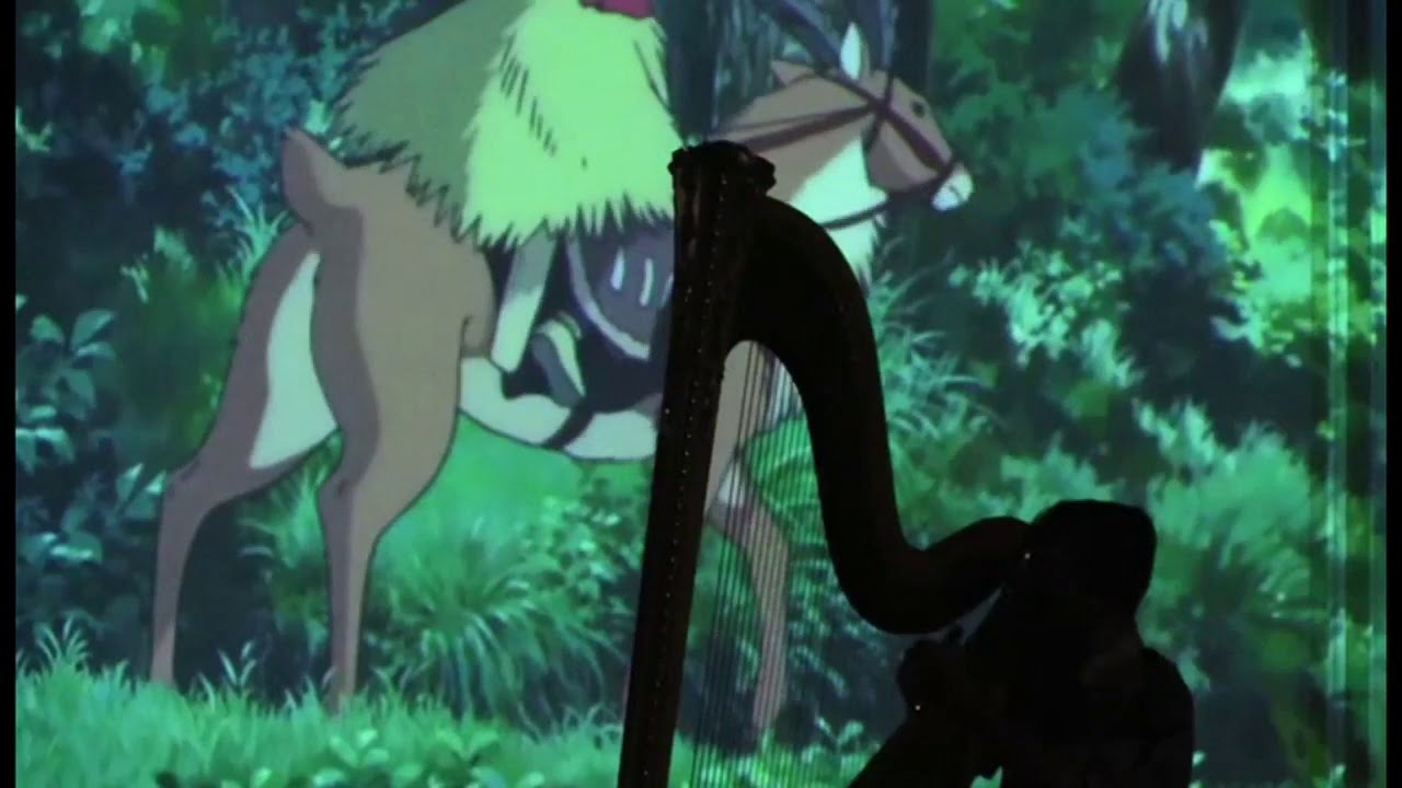 Joe Hisaishi - Spirited Away on the Harp by Sasha Boldachev