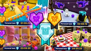 All Hardcore mode Diamond & Untouchable Medals SUPER BEAR ADVENTURE  screenshot 1