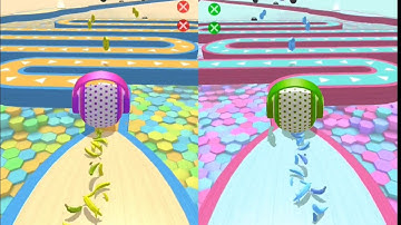 Action Ball Speed Run Mobile Gameplay Walkthrough iOS, Android Ball Colors Run (Part 61)