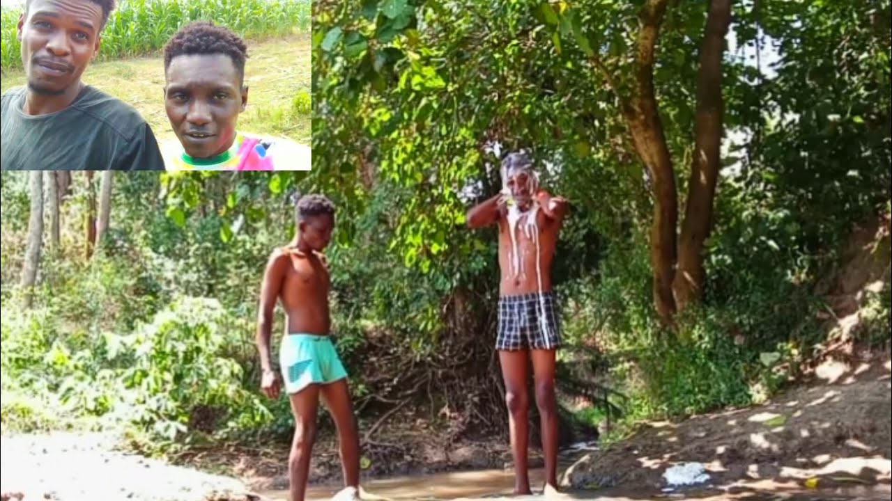 Today Am with Am Caleb 254,, enjoying evening shower