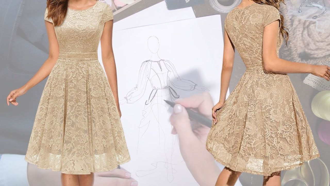 𝐃𝐈𝐒𝐄Ñ𝐎 # 𝟕👚  CÓMO HACER EL PATRÓN 𝐕𝐄𝐒𝐓𝐈𝐃𝐎 𝐄𝐋𝐄𝐆𝐀𝐍𝐓𝐄 📐 Clase de oro 1/2